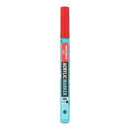 Amsterdam Marker Acrílica 2 mm Verde Turquesa 661